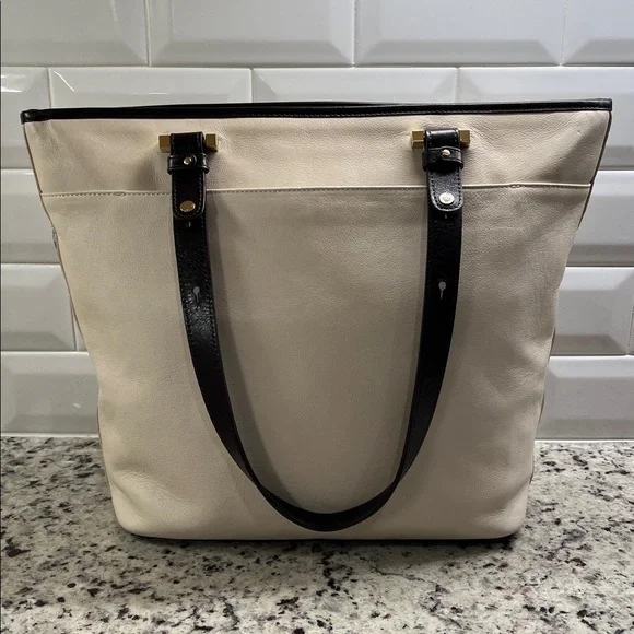 Brahmin Medium Asher Tote in Crème Solmar Colorway EUC - Picture 4 of 17